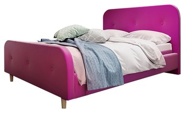 Кровать с подъемным механизмом Ran 180х200 розового цвета