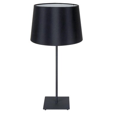 Настольная лампа Lgo черного цвета на квадратном основании