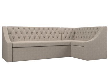 Угловой диван-кровать Мерлин бежевого цвета