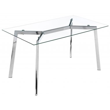 Обеденный стол Modern со стеклянной столешницей 