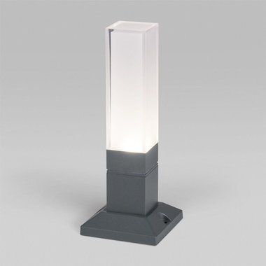 Ландшафтный светодиодный светильник Techno серого цвета
