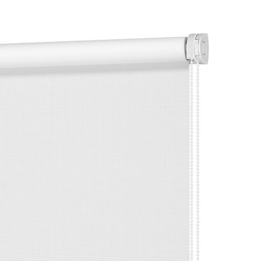 Рулонная штора Миниролл Апилера белого цвета 80x160