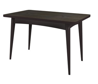 Раскладной обеденный стол Ялта темно-коричневого цвета