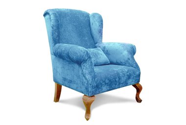 Кресло Шоттэ голубого цвета