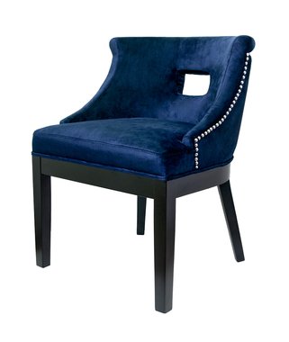 Кресло Chamberlain синего цвета