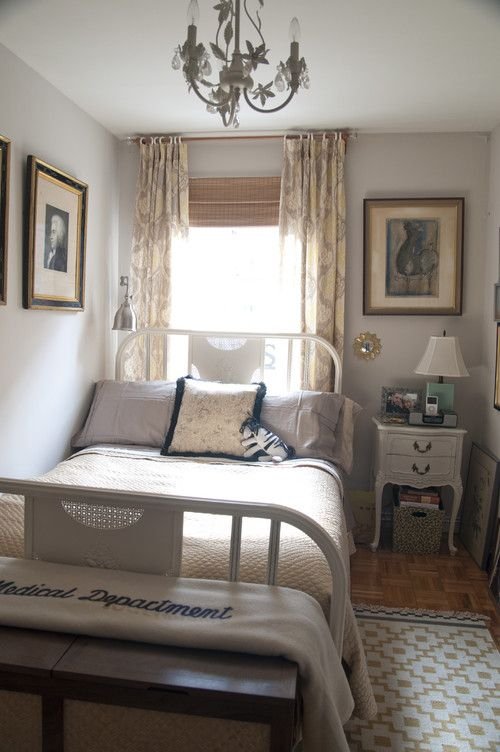 Фотография: Спальня в стиле Прованс и Кантри, Интерьер комнат, Хрущевка – фото на INMYROOM