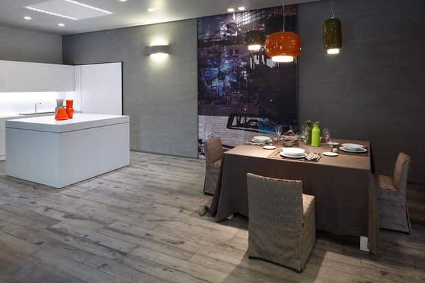 Фотография: Кухня и столовая в стиле Современный, Декор интерьера, Декор дома, Пол – фото на INMYROOM