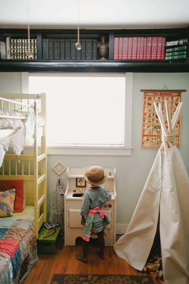 Фотография: Детская в стиле Скандинавский, Интерьер комнат – фото на INMYROOM