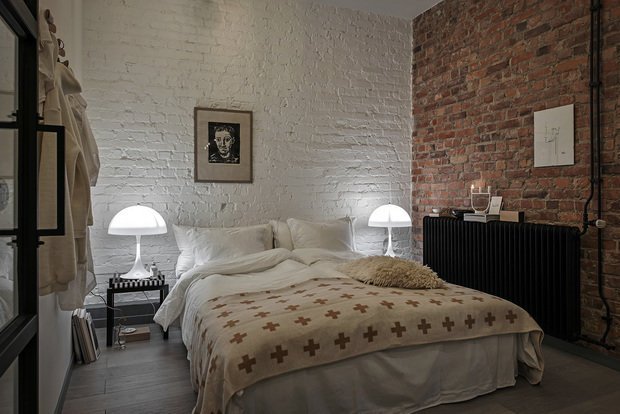 Фотография: Спальня в стиле Лофт, Декор интерьера, Квартира, 2 комнаты, 40-60 метров – фото на INMYROOM