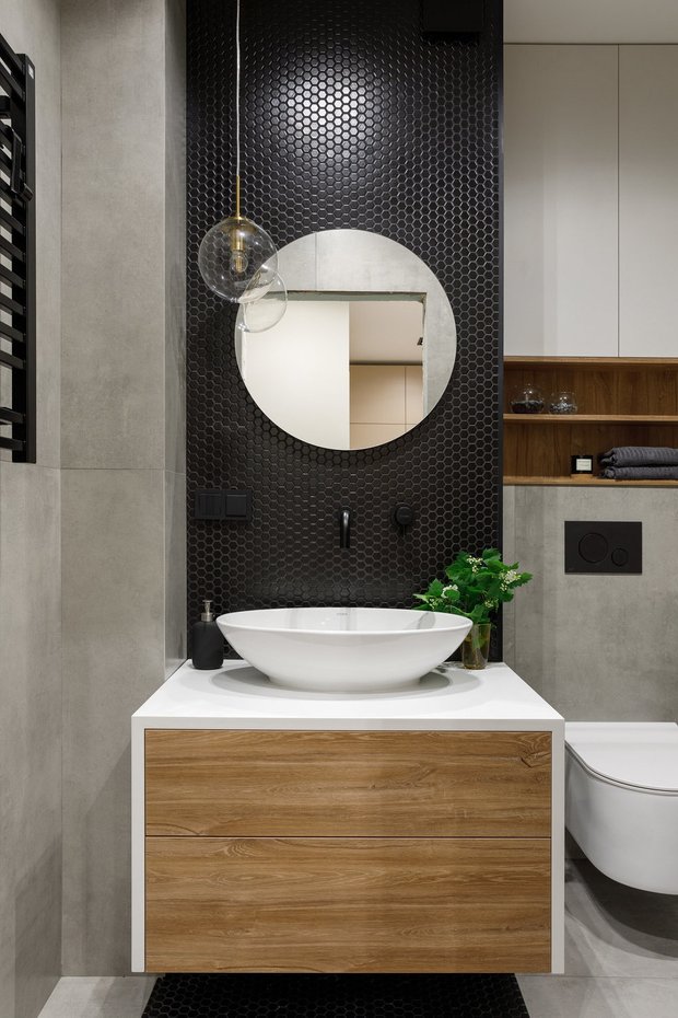 Фотография: Ванная в стиле Современный, Советы, маленькая ванная комната – фото на INMYROOM