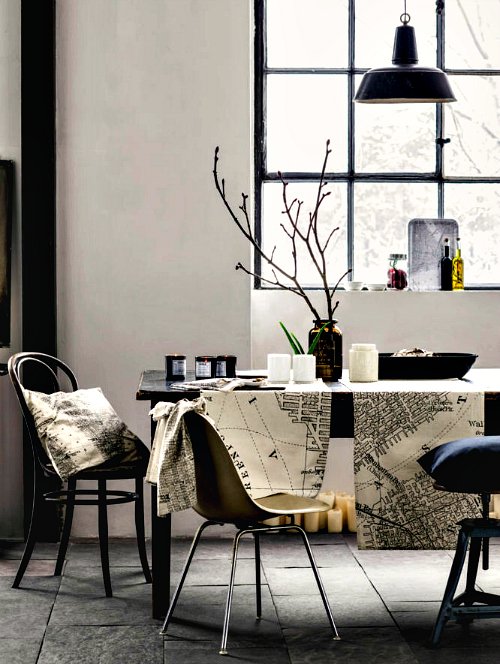 Фотография: Кухня и столовая в стиле Лофт, Декор интерьера, Дизайн интерьера, Цвет в интерьере – фото на INMYROOM