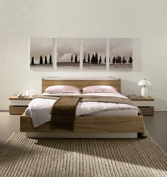 Фотография: Спальня в стиле Современный, Цвет в интерьере – фото на INMYROOM