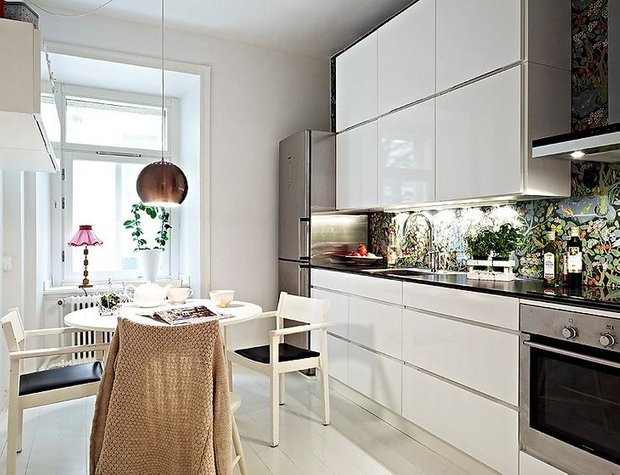 Фотография: Кухня и столовая в стиле Скандинавский, как сэкономить, электрика в квартире, экономия, #каксэкономить – фото на INMYROOM