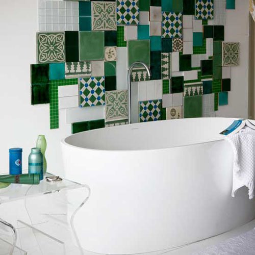 Фотография: Ванная в стиле Современный, Интерьер комнат, Декоративная штукатурка – фото на INMYROOM