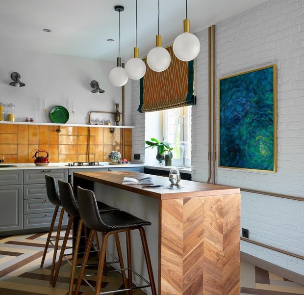 Фотография: Кухня и столовая в стиле Современный, Малогабаритная квартира – фото на INMYROOM