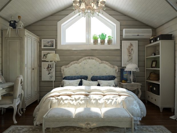 Фотография: Спальня в стиле Прованс и Кантри, Марокко + Прованс, интерьерный стиль прованс, прованс в интерьере – фото на INMYROOM