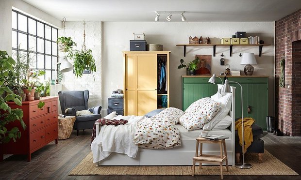 Фотография: Спальня в стиле Скандинавский, Квартира, Советы, ИКЕА – фото на INMYROOM