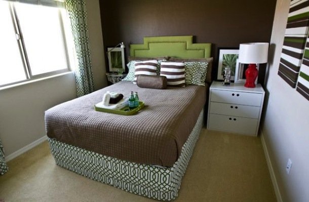 Фотография: Спальня в стиле Прованс и Кантри, Малогабаритная квартира, Квартира, Дома и квартиры – фото на INMYROOM