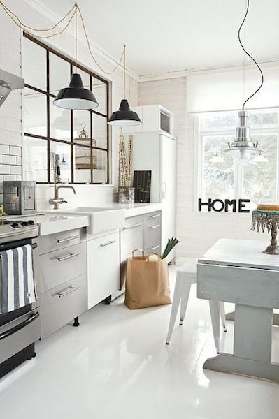 Фотография: Кухня и столовая в стиле Скандинавский, Декор интерьера, Декор дома, Кухонный остров – фото на INMYROOM