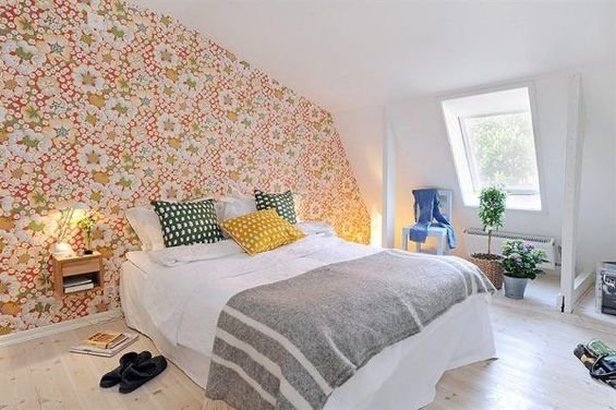 Фотография: Спальня в стиле Скандинавский, Декор интерьера, Интерьер комнат, Цвет в интерьере, Белый – фото на INMYROOM