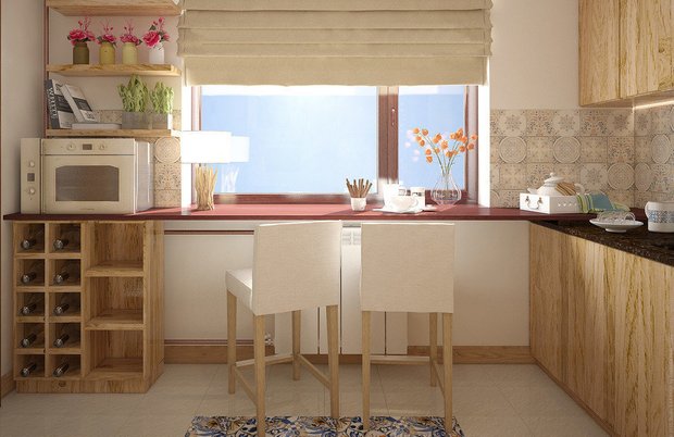 Фотография: Кухня и столовая в стиле Эко, Декор интерьера, Подоконник – фото на INMYROOM