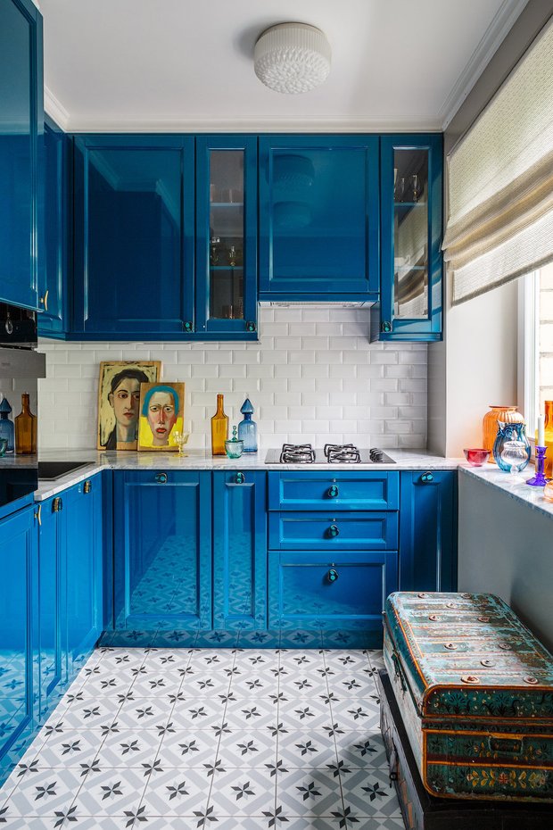 Фотография: Кухня и столовая в стиле Эклектика, Квартира, Советы – фото на INMYROOM
