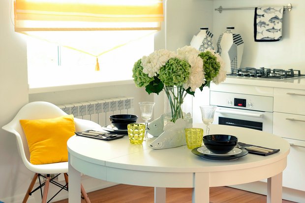 Фотография: Кухня и столовая в стиле Скандинавский, Квартира, Проект недели – фото на INMYROOM