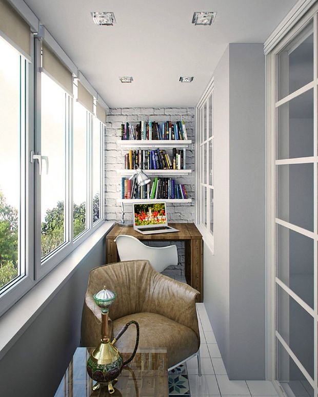 Фотография: Балкон в стиле Скандинавский, Квартира, Планировки, Перепланировка, Переделка – фото на INMYROOM