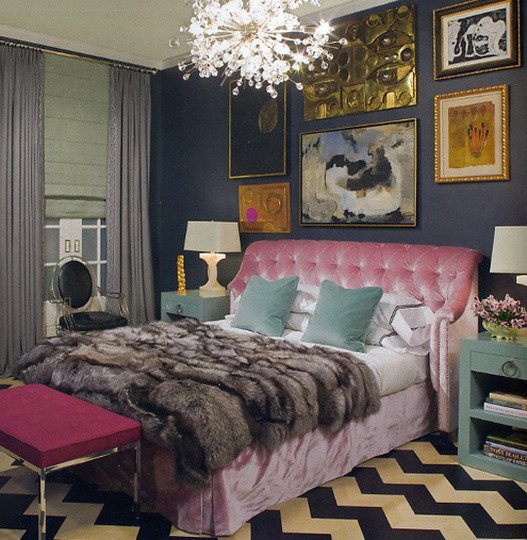 Фотография: Спальня в стиле Эклектика, Декор интерьера, Мебель и свет – фото на INMYROOM