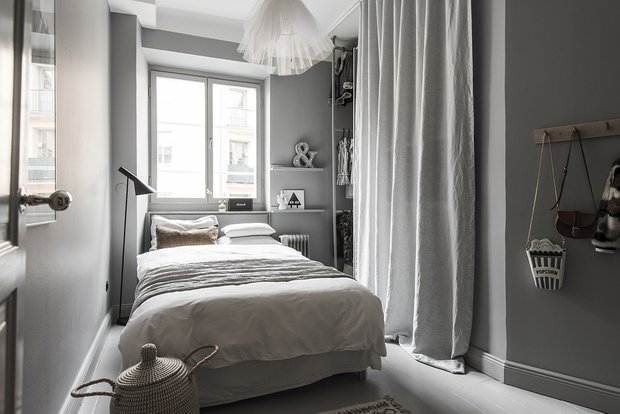 Фотография: Спальня в стиле Скандинавский,  – фото на INMYROOM