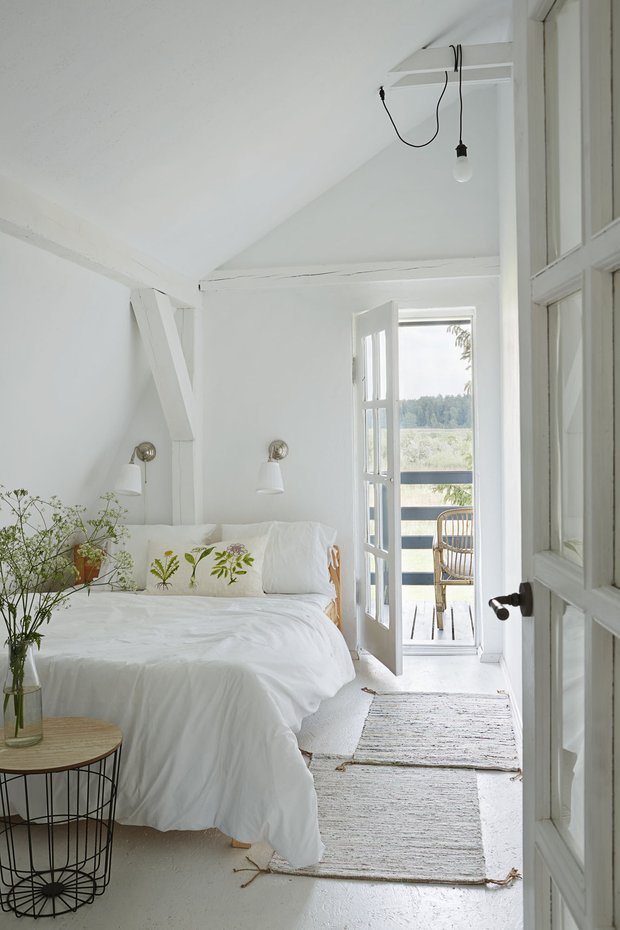 Фотография: Спальня в стиле Скандинавский, Дача, Польша, Дом и дача – фото на INMYROOM