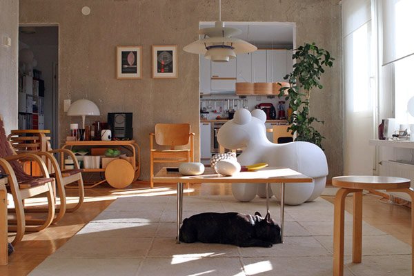 Фотография: Гостиная в стиле Современный, Декор интерьера, Eero Aarnio, Мебель и свет – фото на INMYROOM