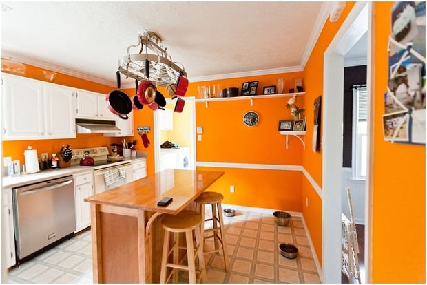 Фотография:  в стиле , Кухня и столовая, Декор интерьера, Квартира, Дом, Декор, Оранжевый – фото на INMYROOM