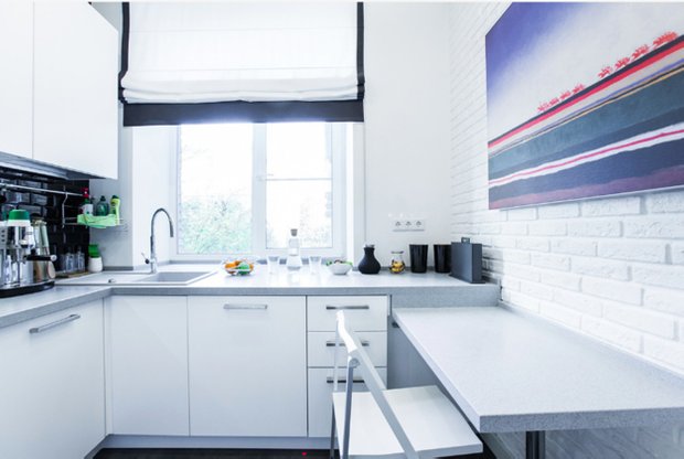 Фотография: Кухня и столовая в стиле Скандинавский, Декор интерьера, Подоконник – фото на INMYROOM