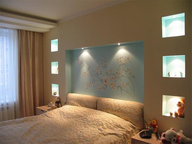 Фотография: Спальня в стиле Современный, Декор интерьера, Мебель и свет – фото на INMYROOM
