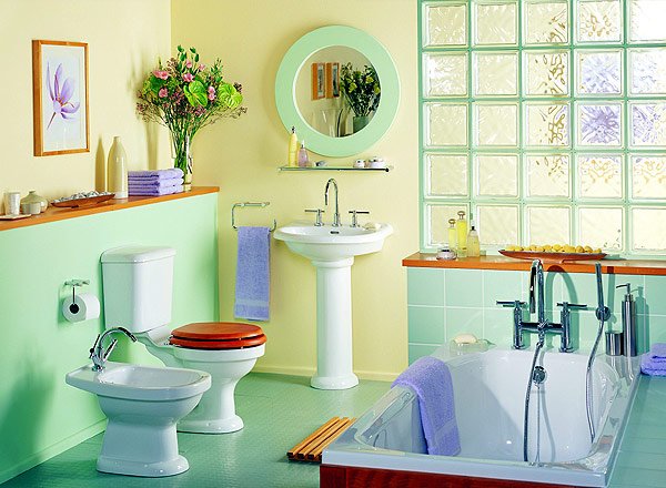 Фотография: Ванная в стиле Прованс и Кантри, Интерьер комнат – фото на INMYROOM