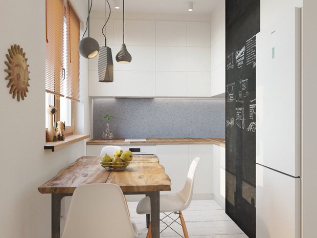 Фотография: Кухня и столовая в стиле Современный, Перепланировка, Finish – фото на INMYROOM