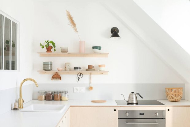 Фотография: Кухня и столовая в стиле Минимализм, Декор интерьера, переделка кухни, до и после – фото на INMYROOM