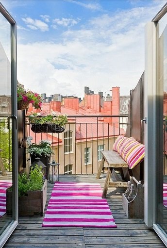 Фотография:  в стиле , Балкон, Советы, как обустроить балкон, объединить балкон с гостиной – фото на INMYROOM