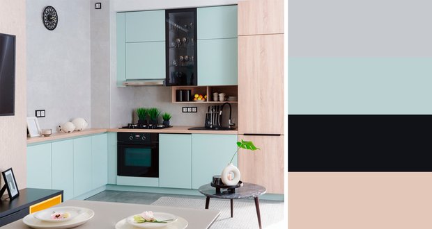 Фотография:  в стиле , Кухня и столовая, Советы, цветовые сочетания – фото на INMYROOM