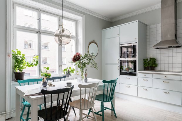 Фотография: Кухня и столовая в стиле Скандинавский, Декор интерьера, Квартира, Стокгольм – фото на INMYROOM