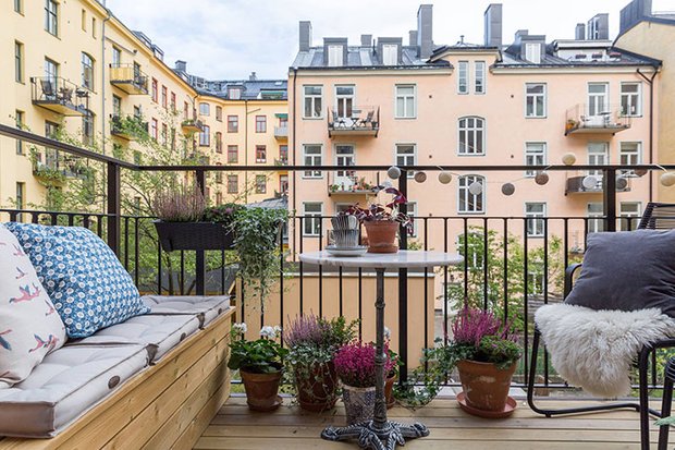 Фотография: Балкон в стиле Скандинавский, Декор интерьера, Квартира, Стокгольм – фото на INMYROOM