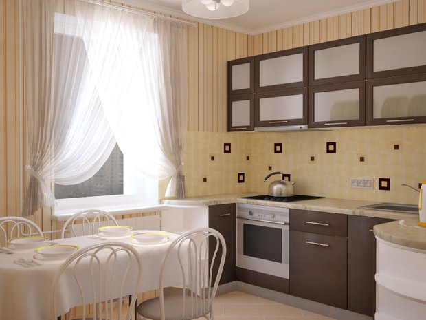Фотография: Кухня и столовая в стиле , Малогабаритная квартира, Интерьер комнат, Советы – фото на INMYROOM