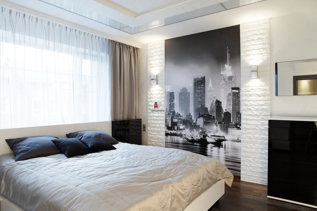 Фотография: Спальня в стиле Современный, Дизайн интерьера, Цвет в интерьере – фото на INMYROOM