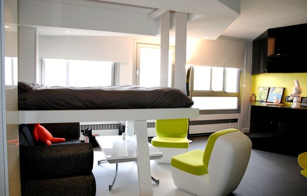 Фотография: Спальня в стиле Современный, Декор интерьера, Малогабаритная квартира, Мебель и свет, Готический – фото на INMYROOM