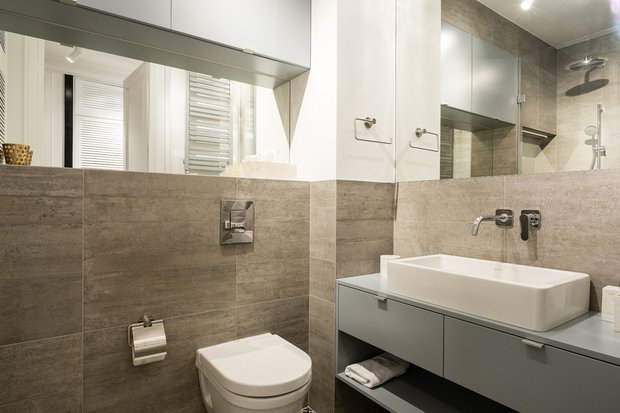 Фотография: Ванная в стиле Современный, Декор интерьера, Малогабаритная квартира, Польша – фото на INMYROOM