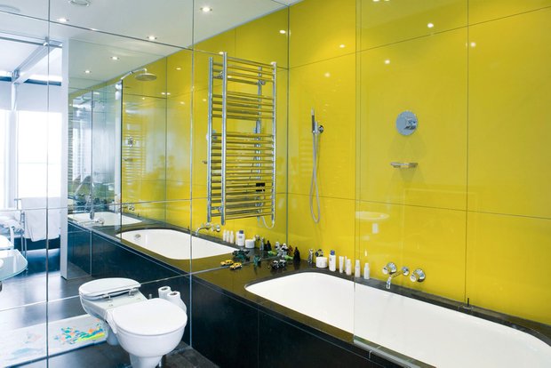Фотография: Ванная в стиле Современный, Квартира, Дома и квартиры, Лондон, Панорамные окна – фото на INMYROOM