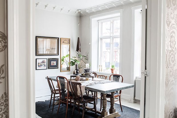 Фотография: Кухня и столовая в стиле Скандинавский, Декор интерьера, Квартира, Швеция, 3 комнаты – фото на INMYROOM