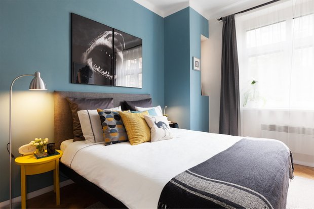 Фотография: Спальня в стиле Скандинавский, Малогабаритная квартира, Квартира – фото на INMYROOM