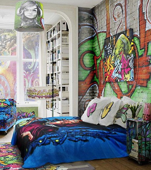 Фотография: Спальня в стиле Современный, Детская, Интерьер комнат, Постеры – фото на INMYROOM